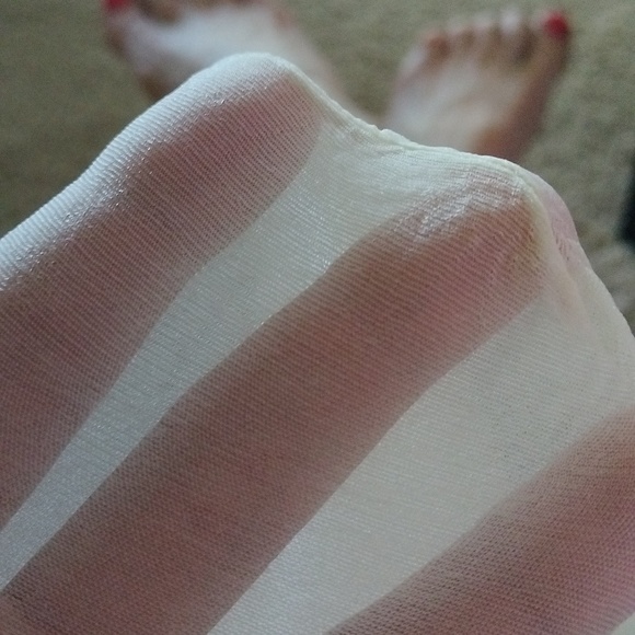 Nylon stocking knee socks - Picture 7 of 8